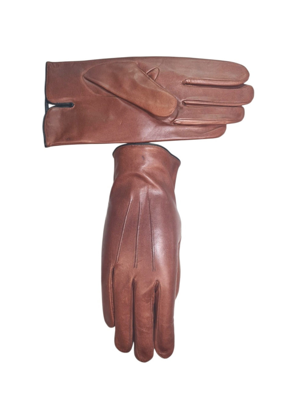 "Emilio"- Guanti uomo in pelle foderati in cashmere