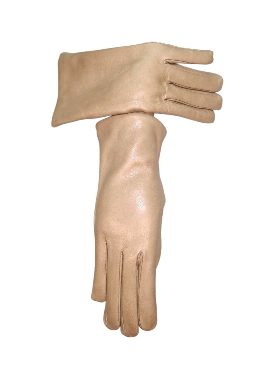 "Sofia" –  Guanti in pelle donna foderati in cashmere