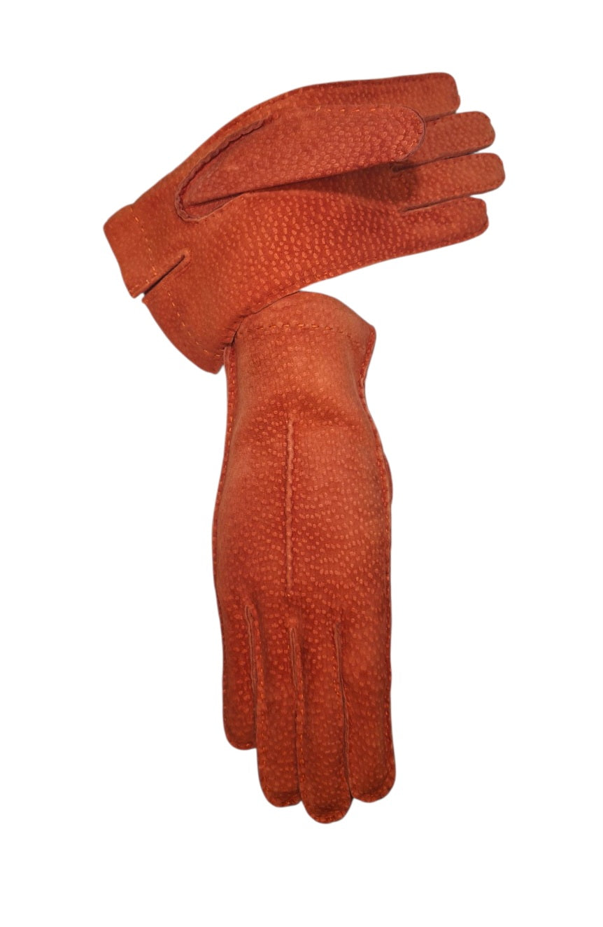 "Rossana"-  Guanti donna in pelle di Carpincho  foderati in cashmere