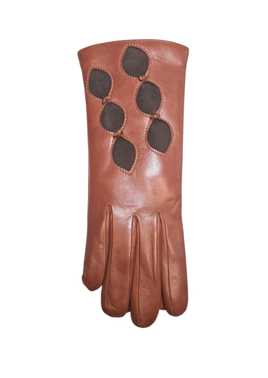 "Loredana"- Guanti donna in pelle di agnello foderati in cashmere