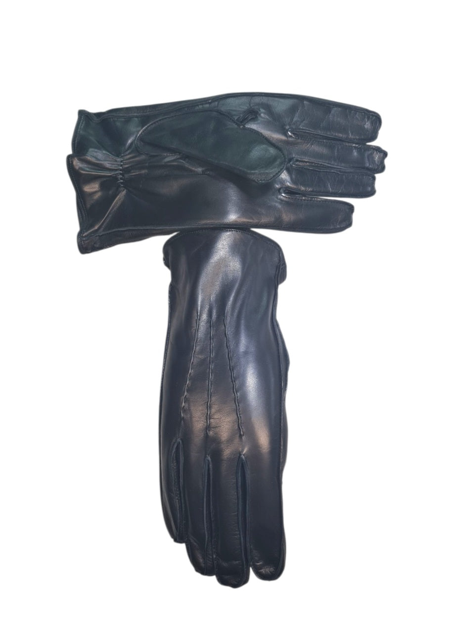 "Luca"- Guanti uomo in pelle foderarti in cashmere