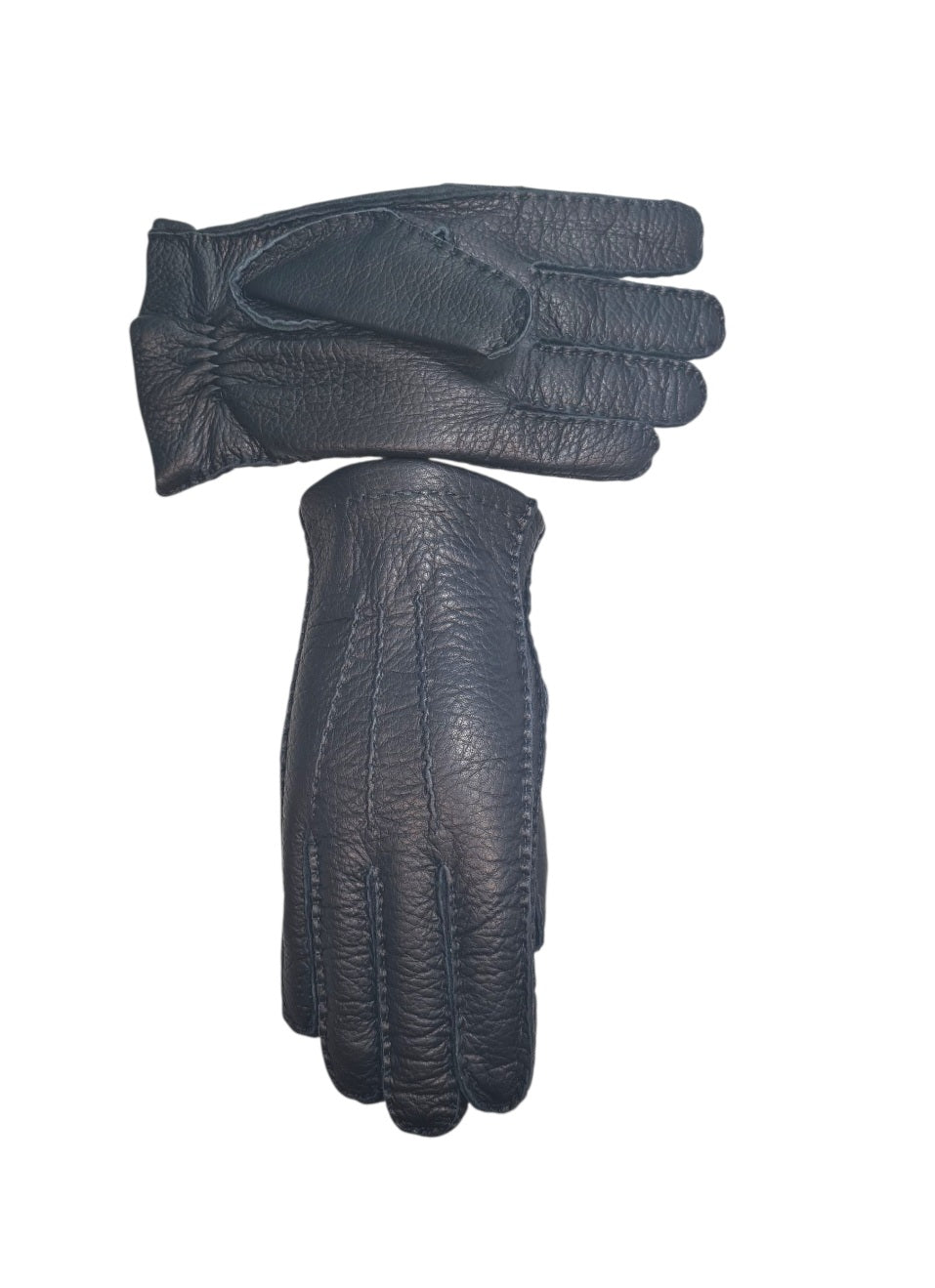 "Marco"- Guanti uomo in vera pelle di cervo foderati in cashmere