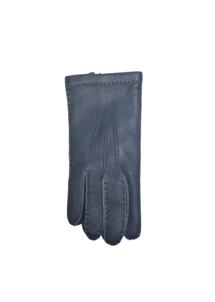"Marco"- Guanti uomo in vera pelle di cervo foderati in cashmere
