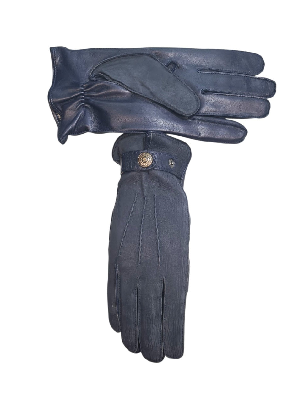 "Vittorio"-  Guanti in vera pelle uomo foderati in cashmere