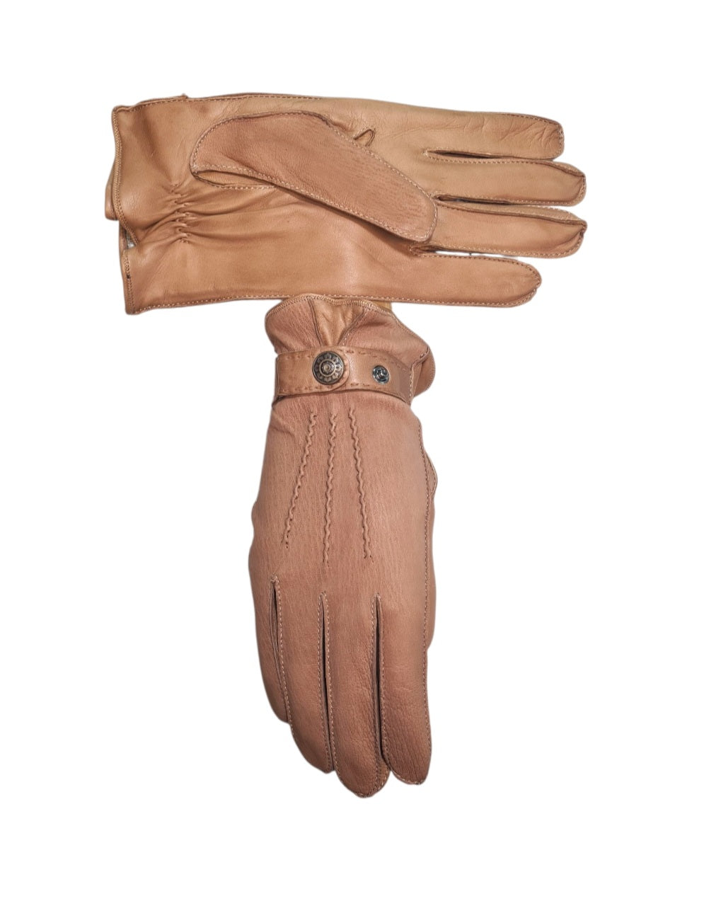 "Vittorio"-  Guanti in vera pelle uomo foderati in cashmere